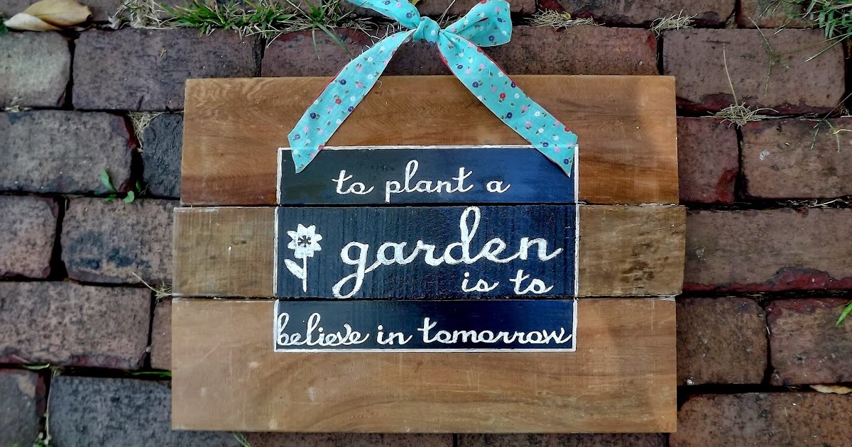 Tales From A Cottage Rustic Garden Sign