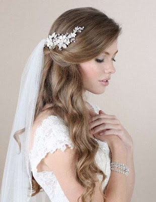Peinado de novia con tiara Peinado de novia con tiara