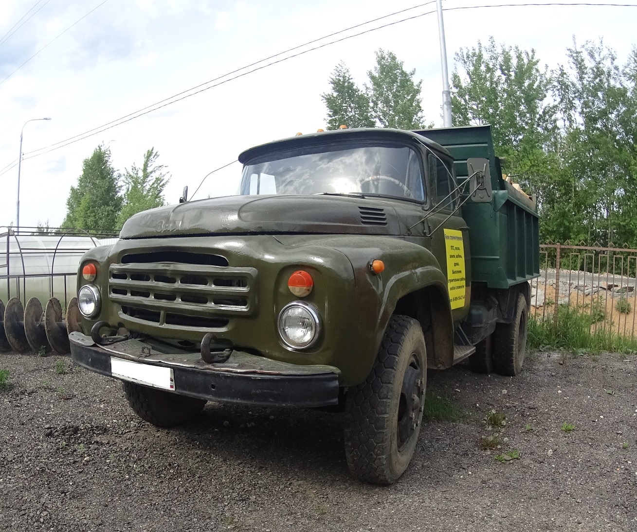 Spotted cars in Moscow ZiL  130 Dump Truck 