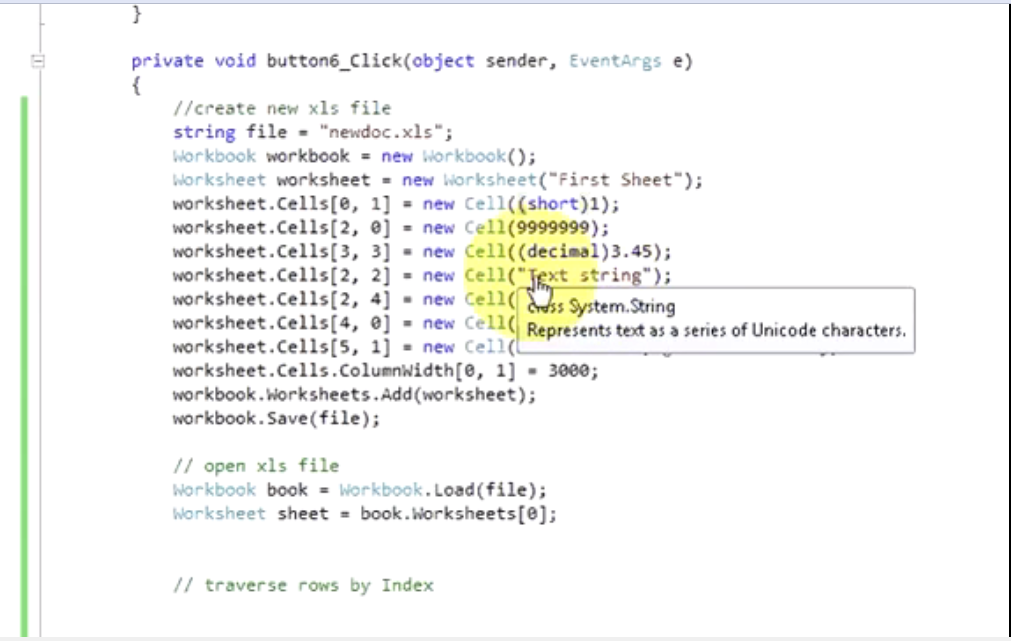 Dot Net Interview Question Create Excel(.XLS and .XLSX) file from C