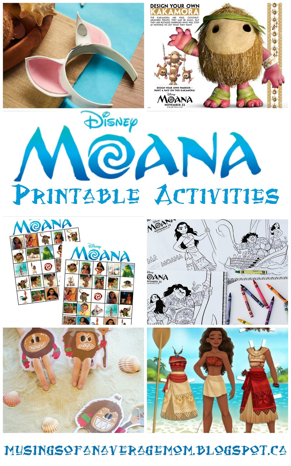 Musings Of An Average Mom Moana Party Printables