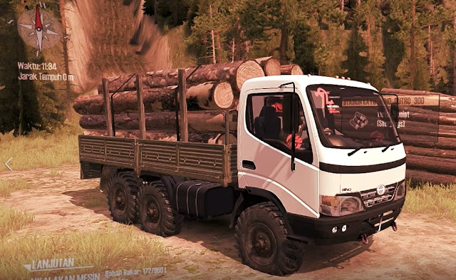 Mod Hino Dutro 6x6 Spintires Mudrunner