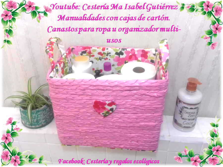 Manualidades con cajas de cartón: Canastos para ropa u organizadores  multi-usos | Manualidades