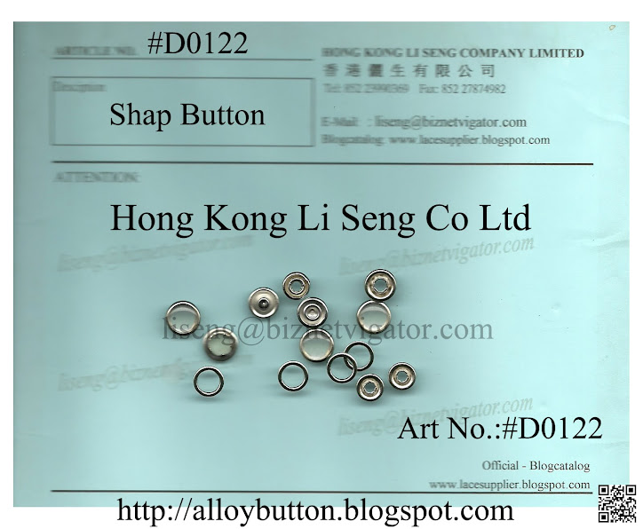 Shap Button Supplier - Hong Kong Li Seng Co Ltd