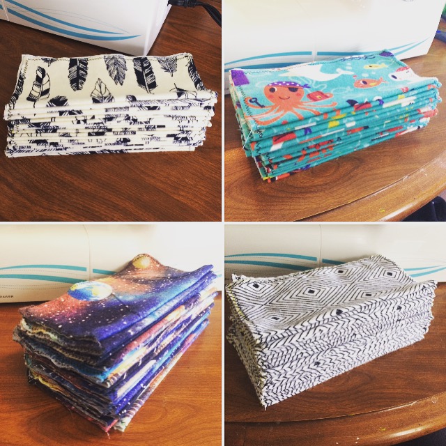 Wee Play With Sticks Make Your Own Cloth Wipes (Without a Serger)