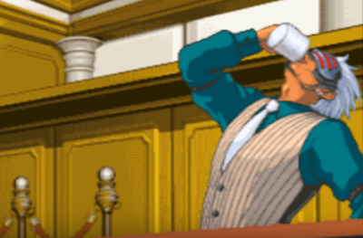 Godot drinking coffee Godot drinking coffee Phoenix Wright Ace Attorney Trials and Tribulations covfefe