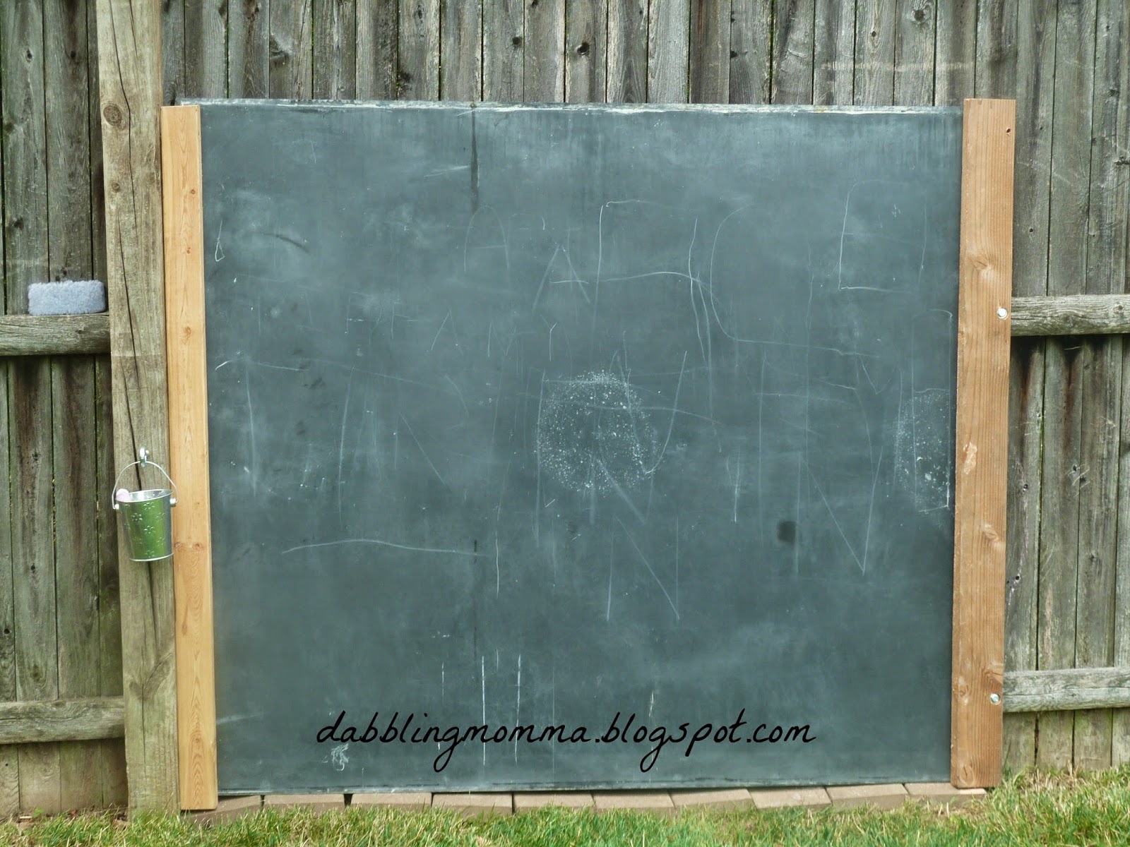 Dabblingmomma Outdoor Slate Chalkboard