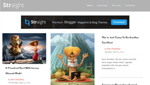 Straight Responsive Blogger Template Straight Responsive Blogger Template