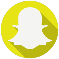 snapchat colorful icon