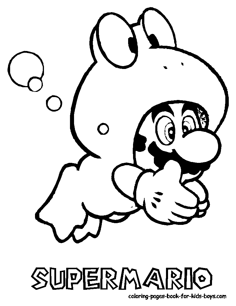 mairo coloring pages - photo #32