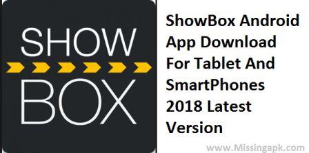 showbox app download for android 2018