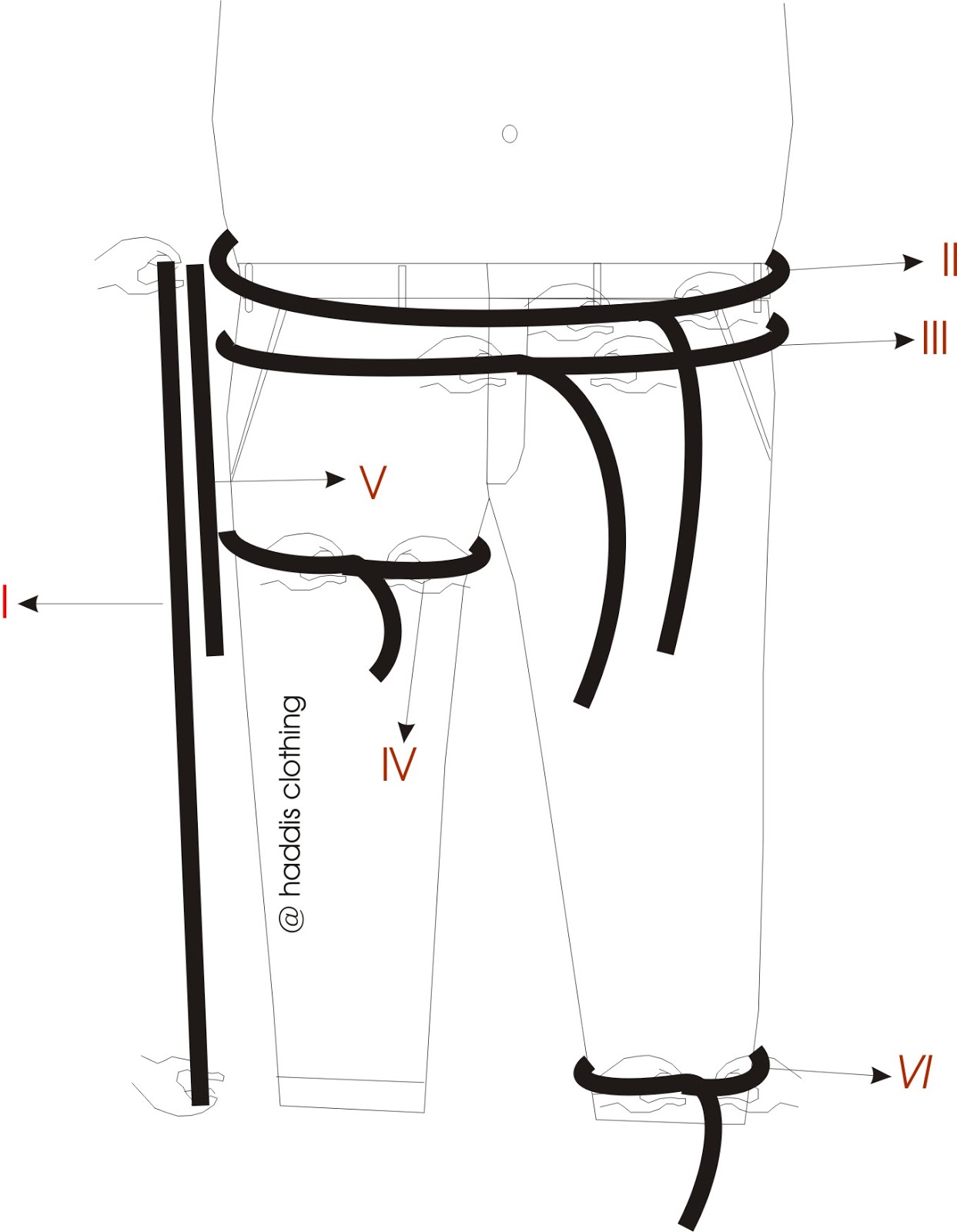 Make Easy & comfortable Straight pants - sewing pattern - SewGuide