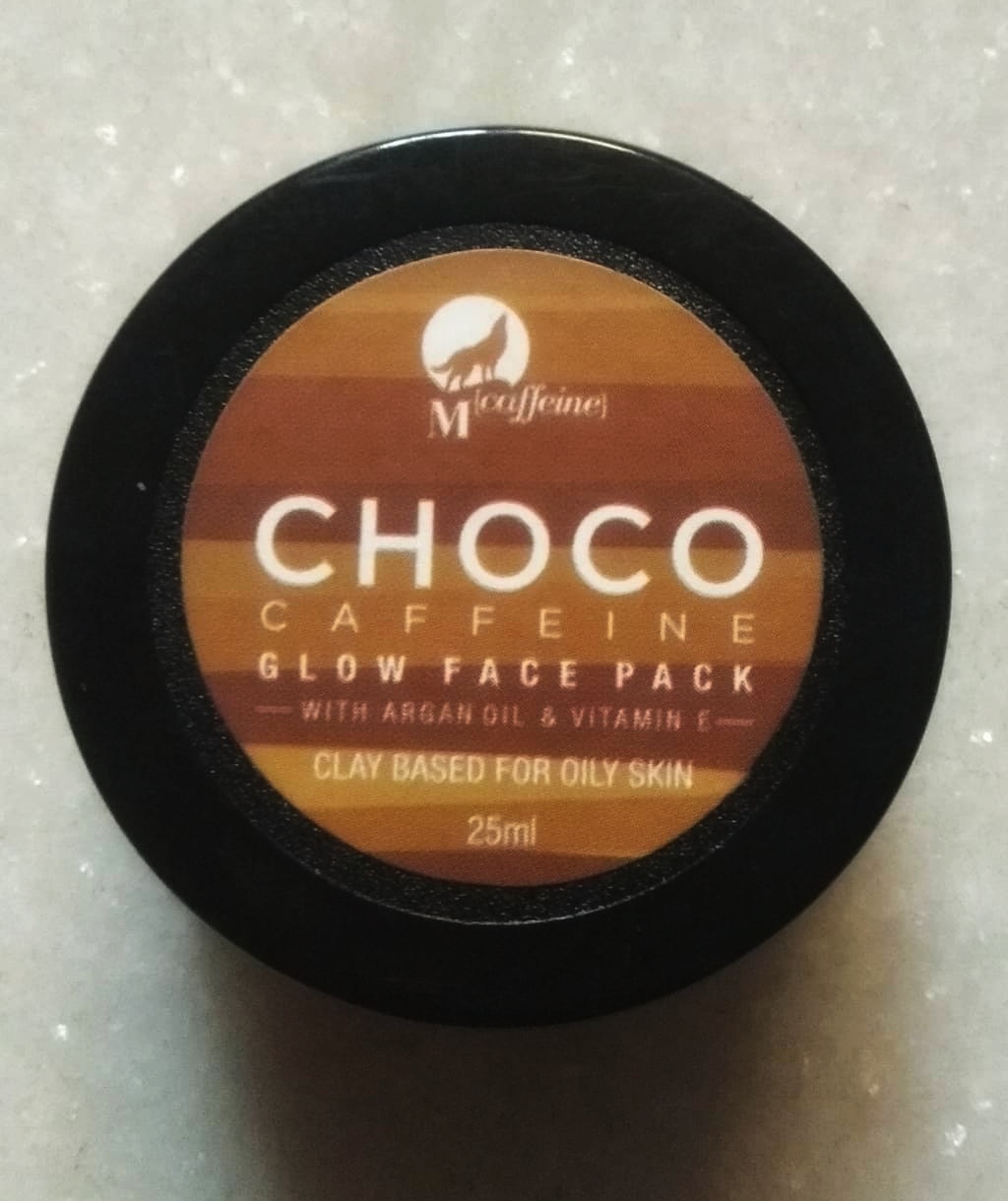 Download Mcaffeine Choco Caffeine Glow Face Pack Review PSD Mockup Templates
