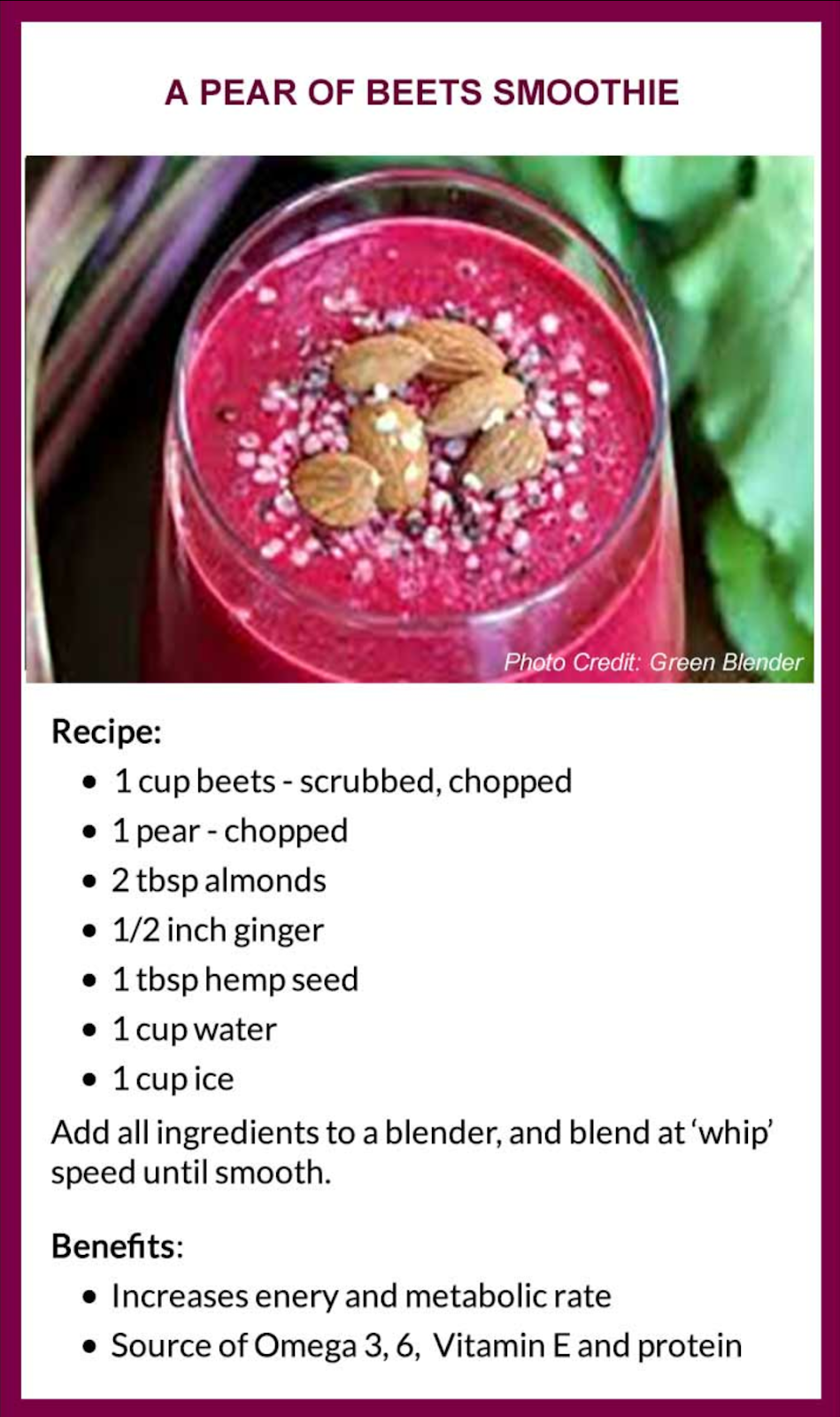 Blender How To Make Beetroot Water Beet Berry Blast NutriBullet