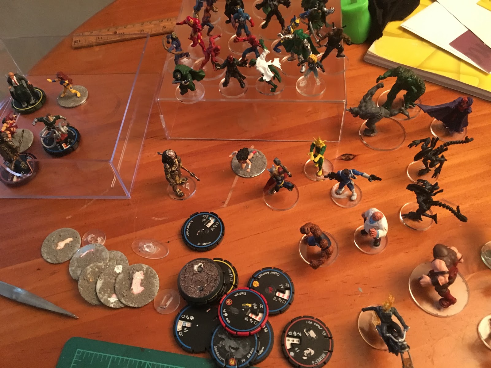 The Historical Miniaturist Rebasing HeroClix Miniatures