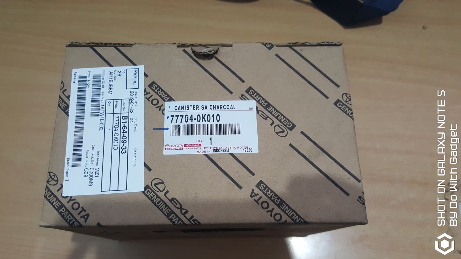 Harga Dan Fisik Canister Charcoal Toyota Innova Bensin