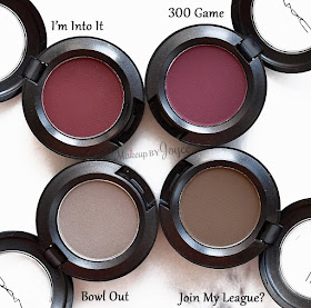 MAC It's A Strike Collection Bowl Out Join My League 300 Game I'm Into It Eyeshadow Review