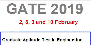 IIT Madras Announced Gate 2019 Exam Schedule