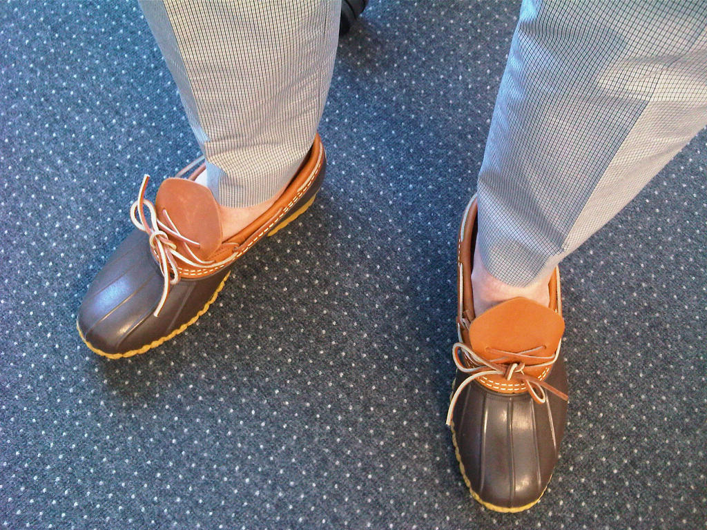 ll bean rubber moc womens