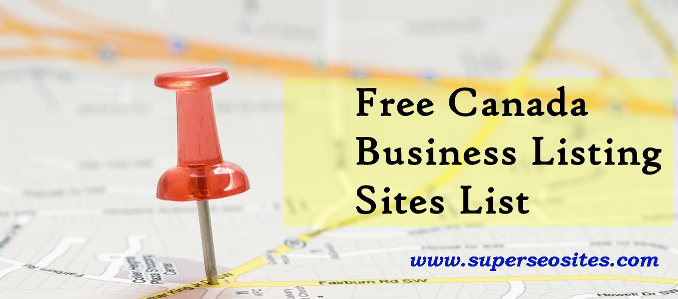 Free Business Listing Sites Canada Super SEO Sites