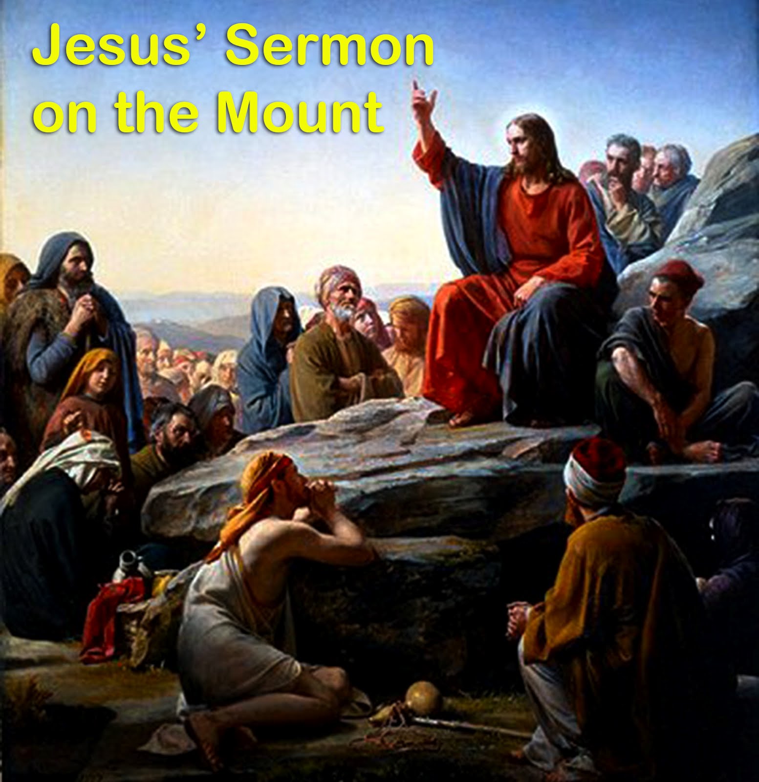 Jesus Sermon On The Mount - Gambaran