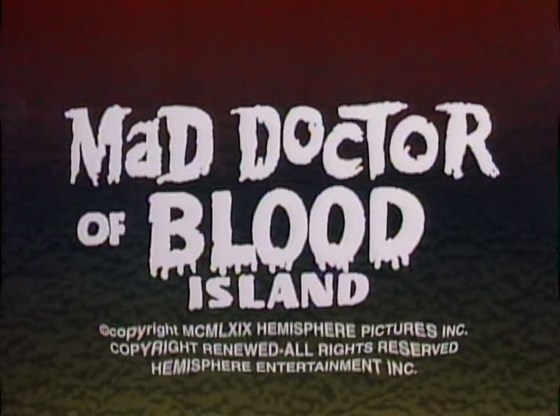 poster mad doctor of blood island poster mad doctor of blood island