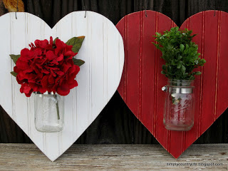 Simply Country Life Bead Board Hearts