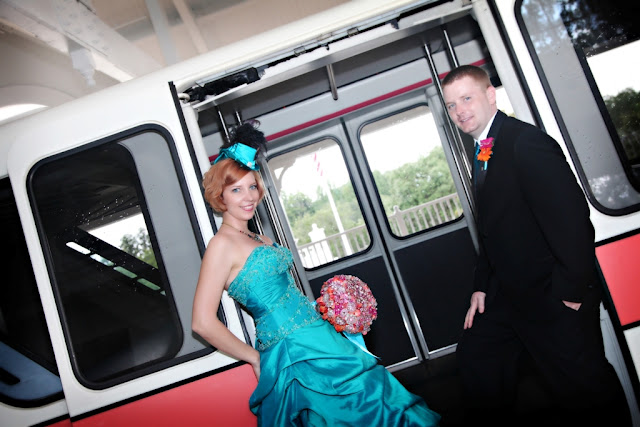 Walt Disney World Wedding - Monorail
