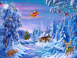 christmas wallpapers hd screensavers 3d winter scenes screensaver nature merry snow xmas desktop tweet music