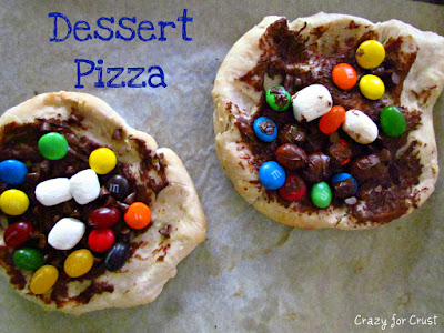 dessert pizza (cooking with kids, week #1)