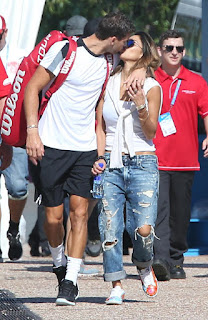 Grigor Dimitrov And His Girlfriend Nicole Scherzinger Kissing 