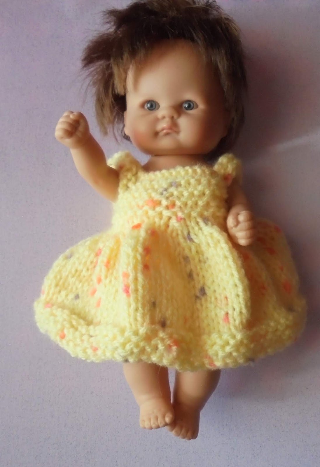 Taffy Lass Knits Baby Doll Dress Set