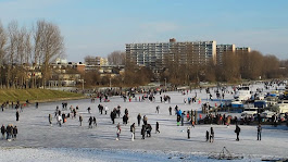 Schaatsen en sneeuwpret in Katwijk