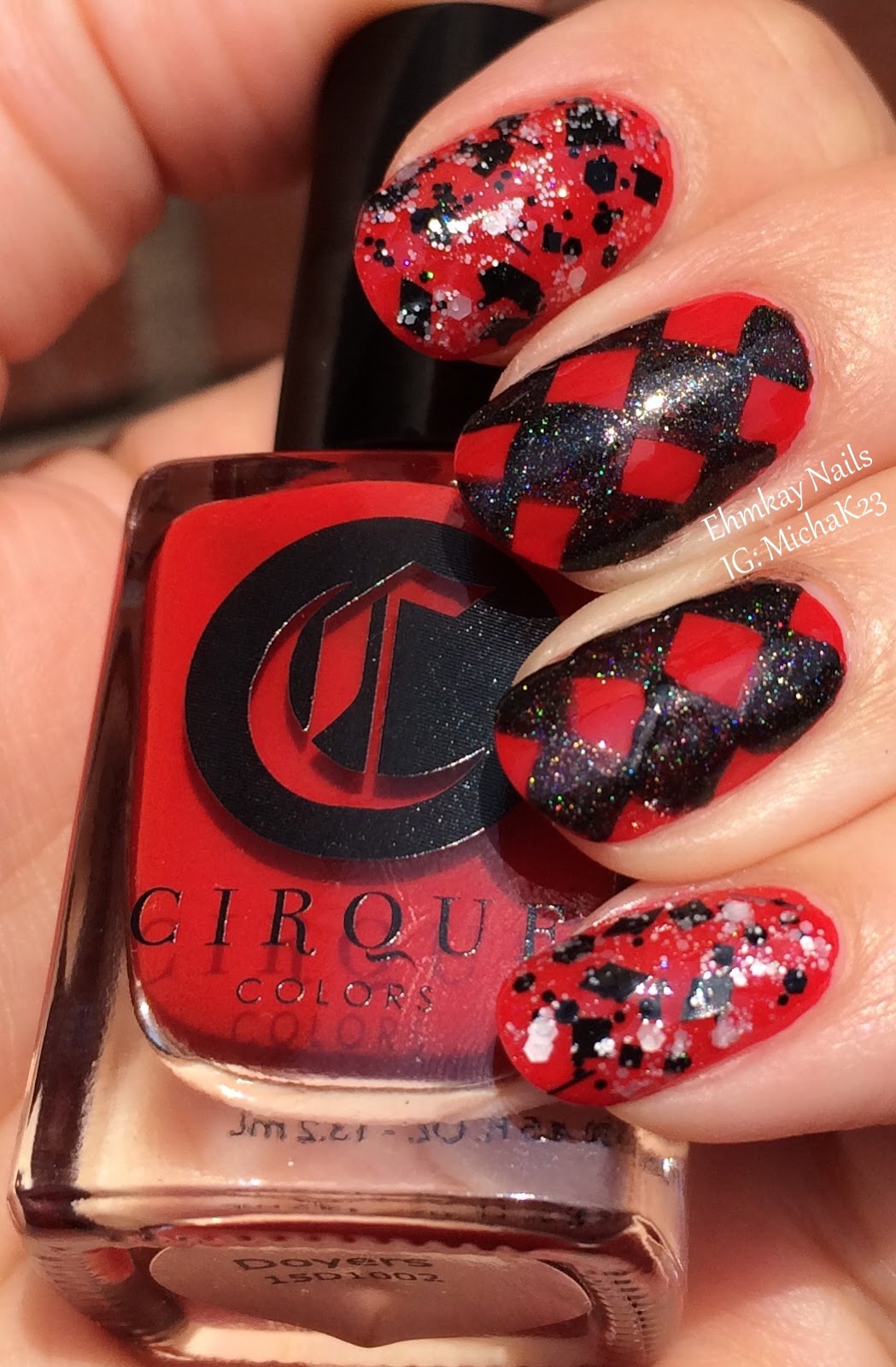 harley quinn nails