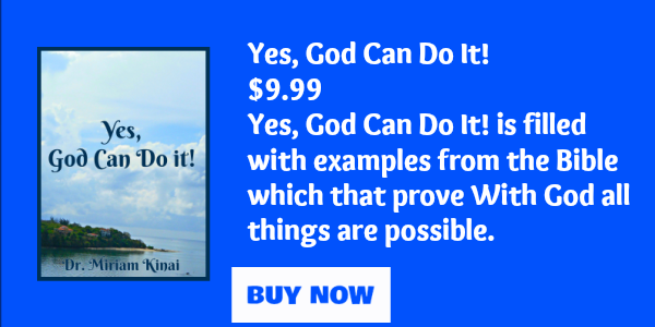 Yes, God can do it.