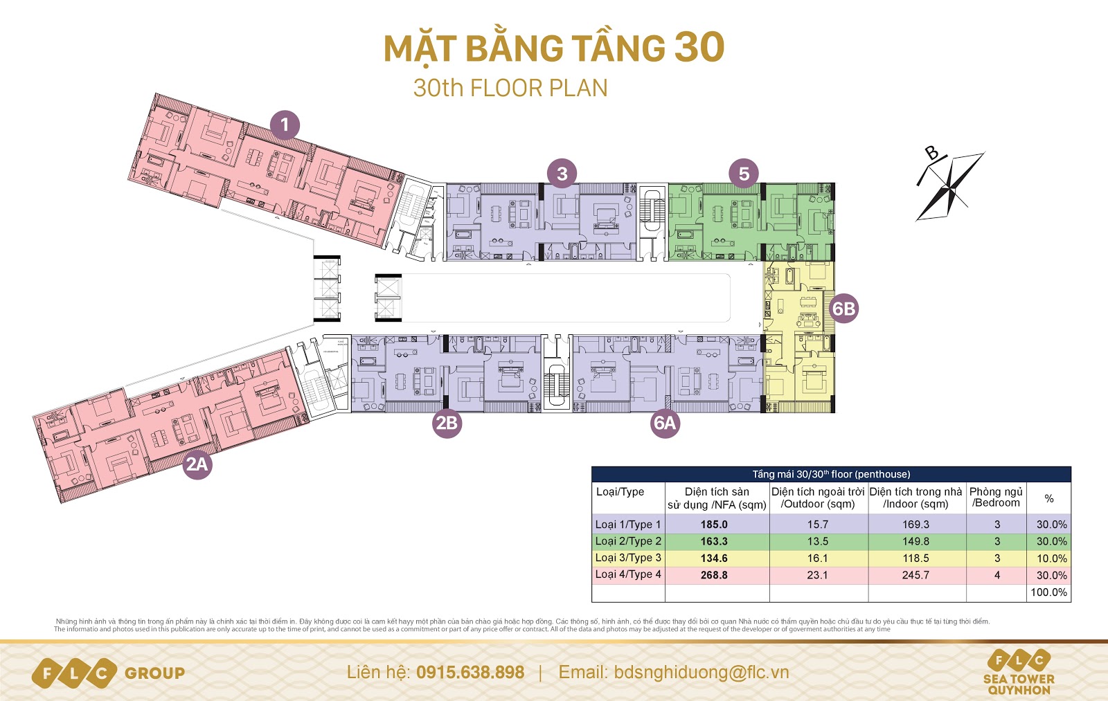 Mặt bằng Tầng PenHouse Seatower mat-bang-tang-penhouse-seaotwer1