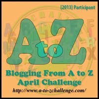 A to Z Challenge Participant 2013