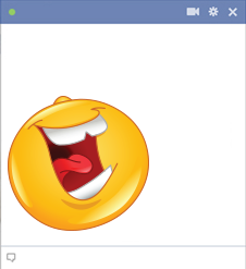 Laughing Out Loud Facebook Emoticon