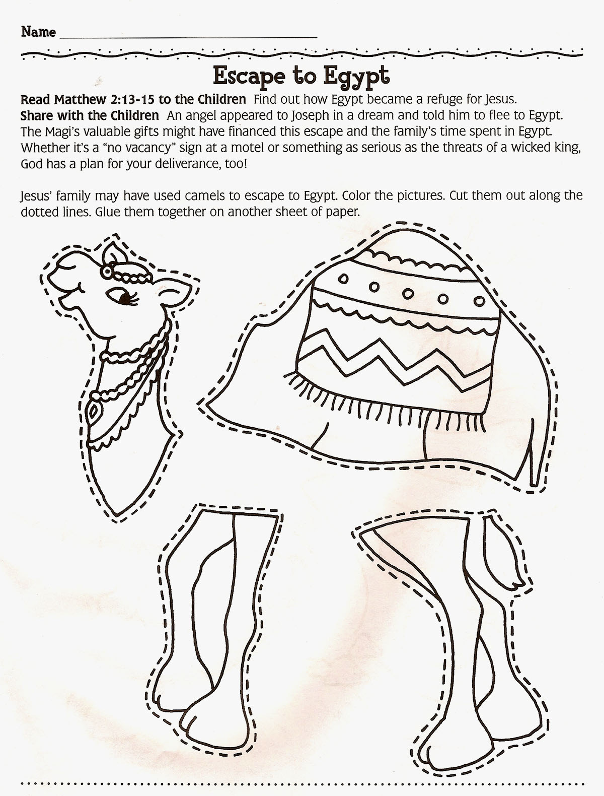 camel three kings bible coloring pages - photo #26