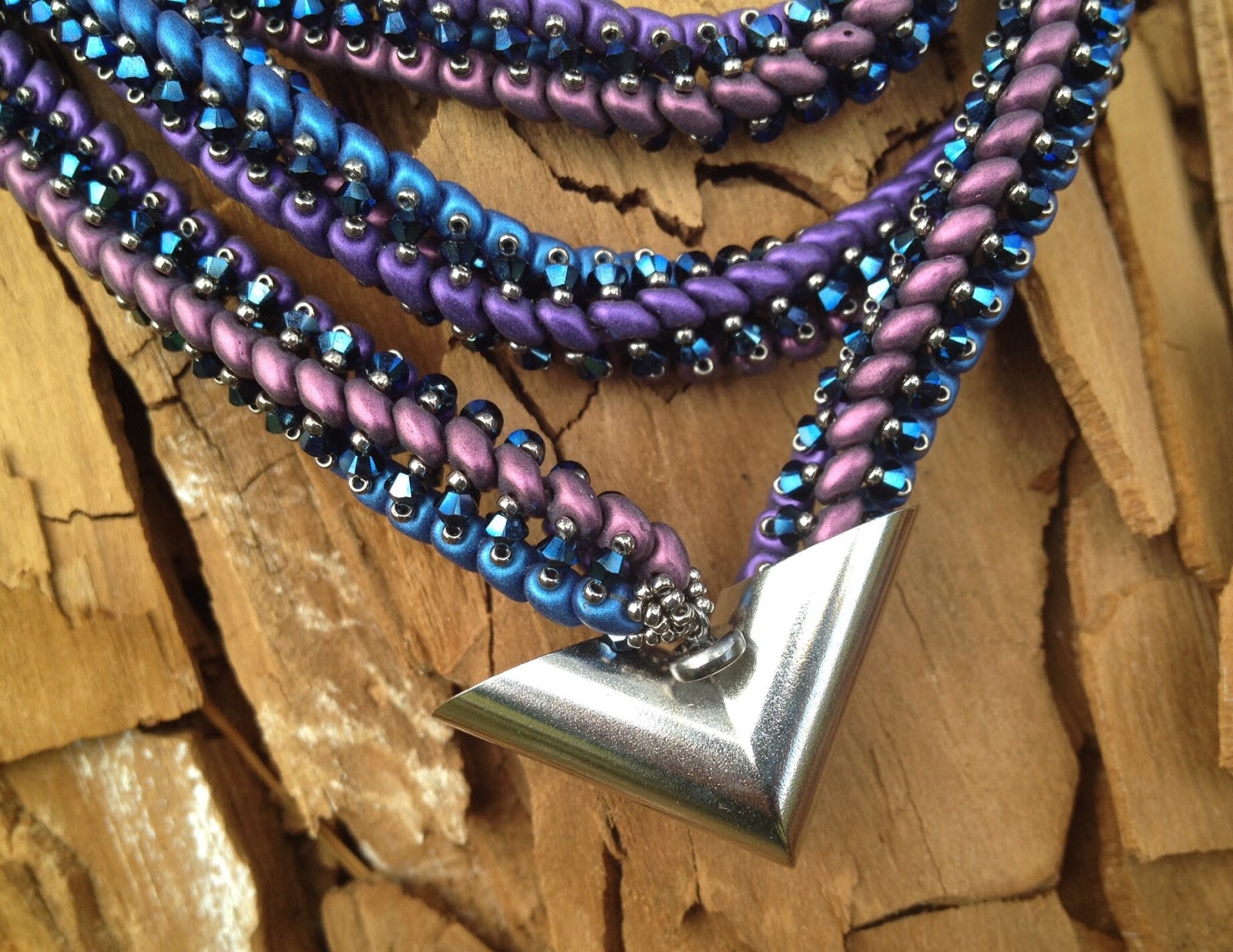 ConnysPerlenParadies Twisted Sister B Spiral Necklace