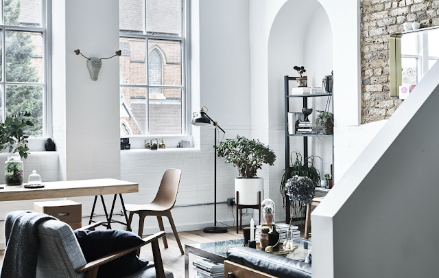 A London apartment in a former old school