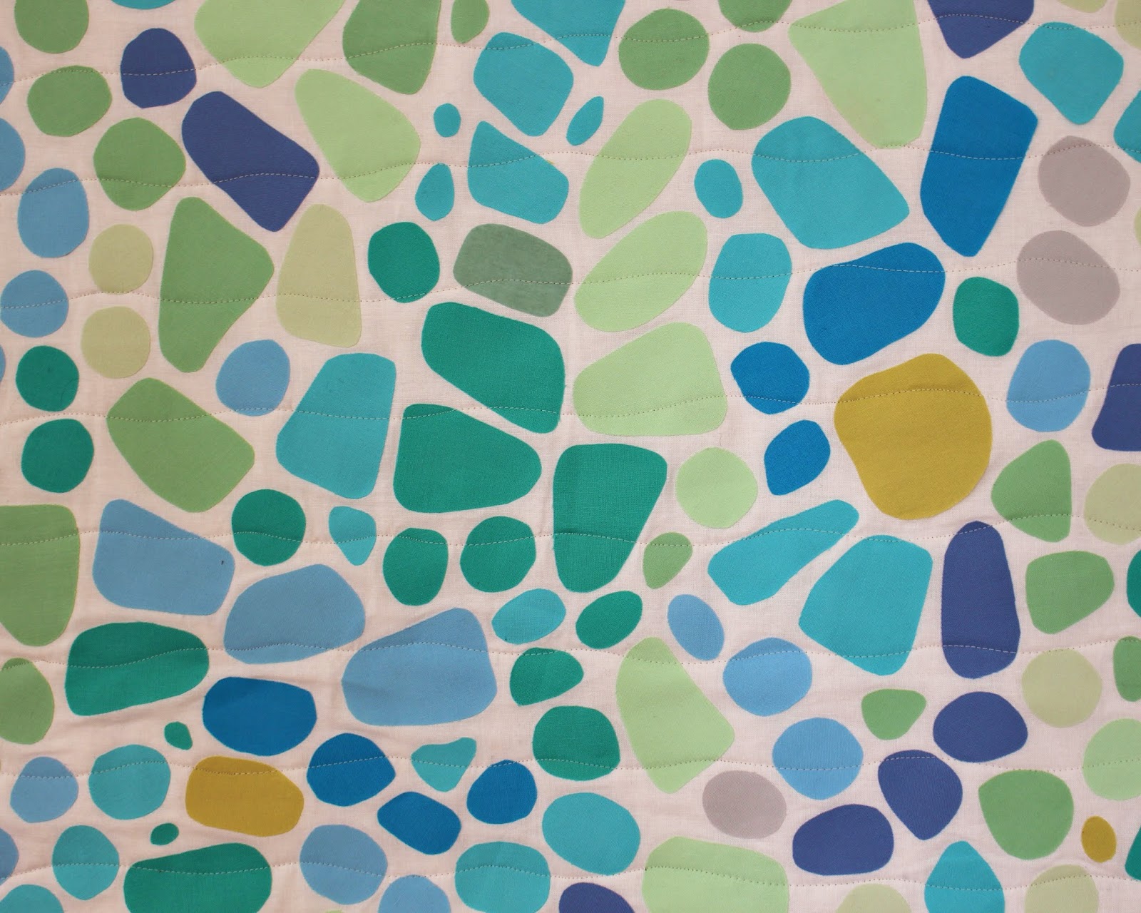 Selvage Blog Sea Glass Quilt is Finished!