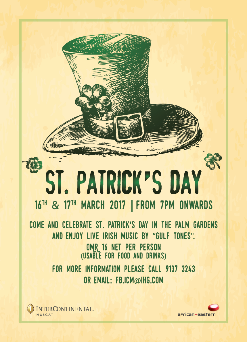 St. Patricks Day events in town this weekend - MM Muscat ...