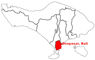 image: Denpasar map location