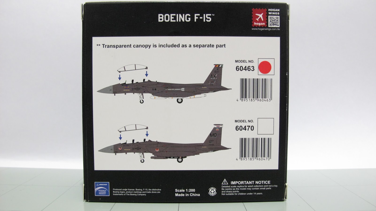 Jhan 個人模型製作工房model toy making studio (^-^): Hogan Wings 1/200 McDonnell  Douglas F-15E Strike Eagle , USAF, 87-0173, 3rd WG, 11th Air Force 2005  美國空軍第3聯隊機號87-0173 (第11航空隊
