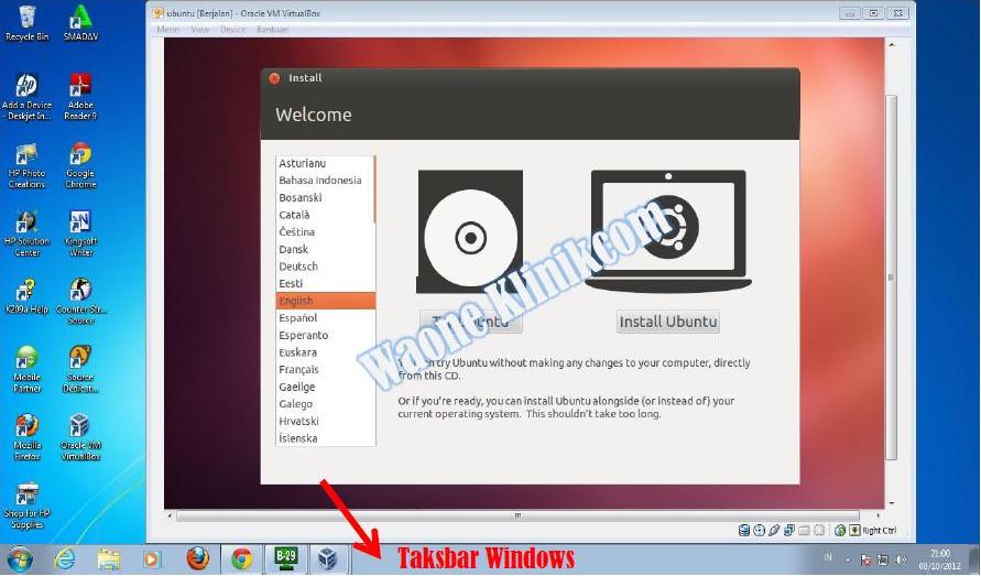 Cara Capture / Print Screen di VirtualBox Belajar Komputer & Jaringan