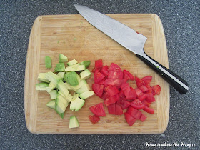 The yummiest healthy recipe I've tried!  #avocadolove #avocadorecipe  #HealthyFood #fruitsalad