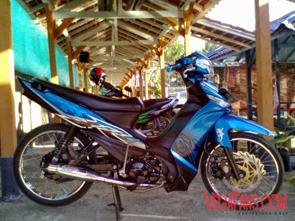 Modifikasi Vega ZR Biru Sederhana Modifikasi Vega ZR Biru Sederhana