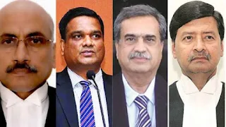 Justices Hemant, Subhash, M R Shah & Ajay were sworn in as judges of SC