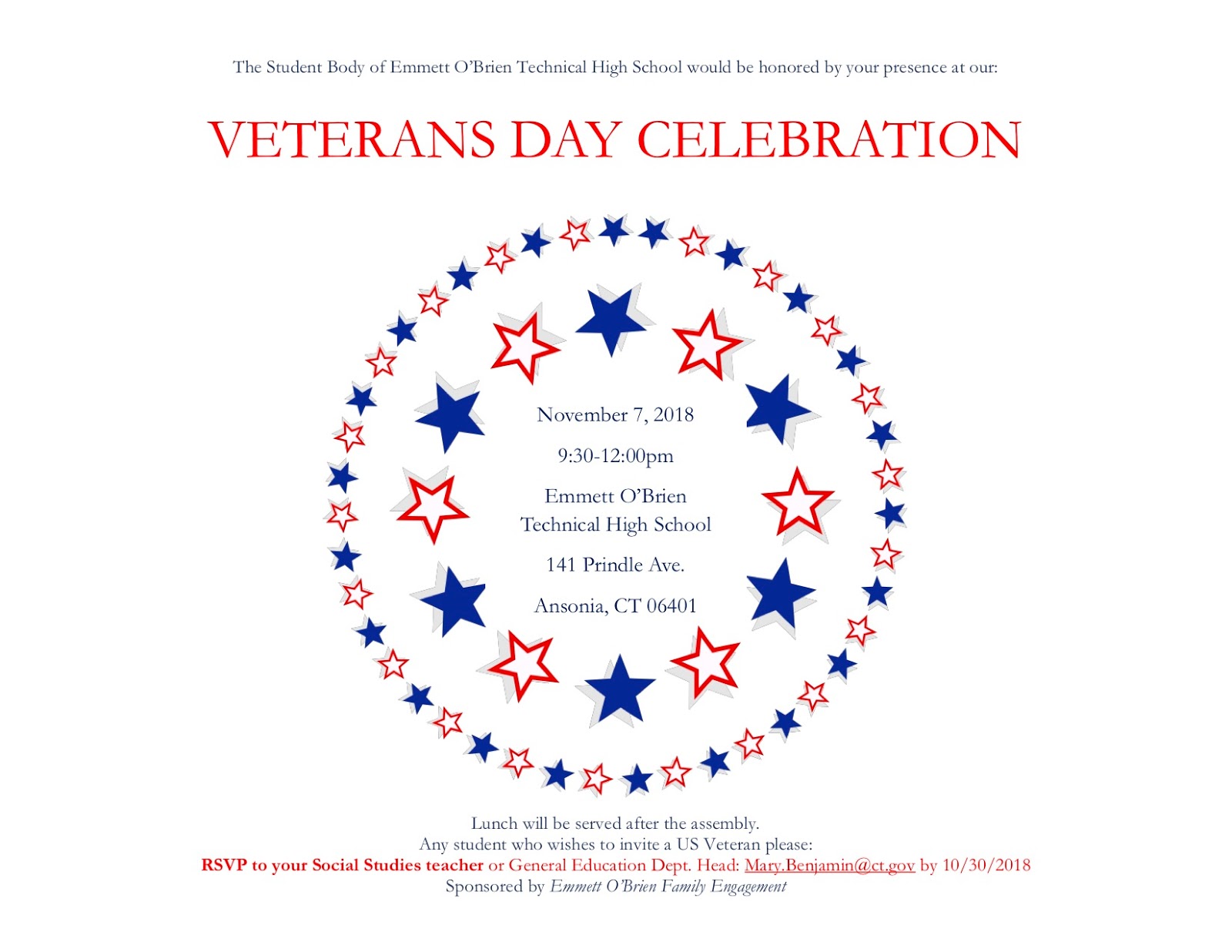 Celebrating Voices October 30th Your >> The Valley Voice O Brien Tech In Ansonia To Host Veterans Day Celebrating Voices October 30th Your >> The Valley Voice O Brien Tech In Ansonia To Host Veterans Day